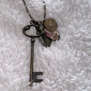 Bronze key pendant